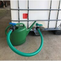 Flexibler Befüllschlauch mit Absperrhahn für IBC Tank (1m)