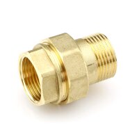 3-teilige Verschraubung Messing 1" IG/AG- Trinkwasser