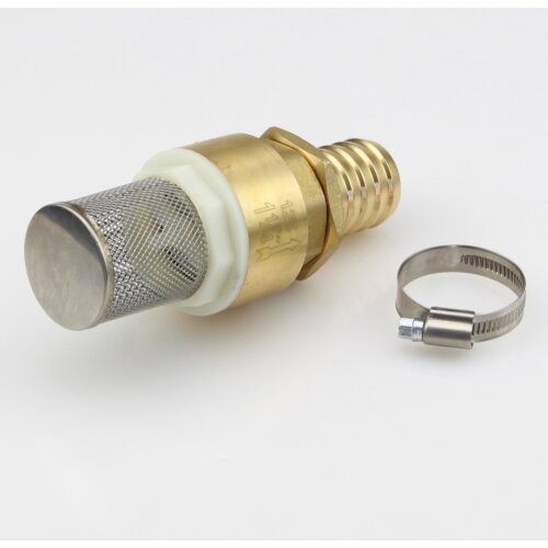 Rückschlagventil Saugkorb Fussventil mit Schlauchanschluss 1 1/4" 32mm