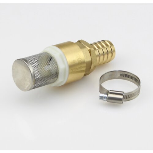 Rückschlagventil Saugkorb Fussventil mit Schlauchanschluss 1" 25mm