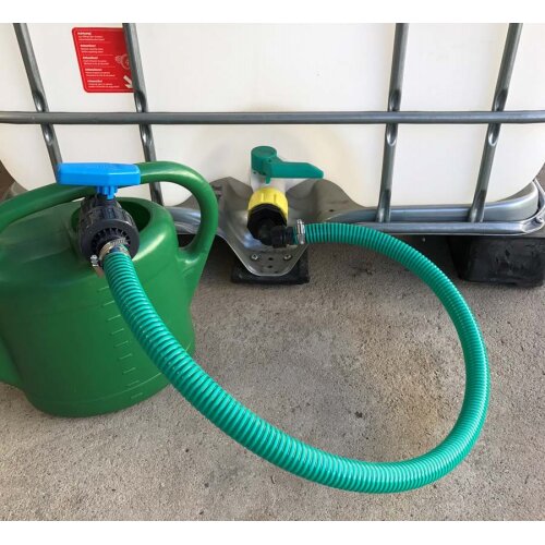 Flexibler Befüllschlauch mit stabilem 2 Zoll Anschluss für IBC Tank