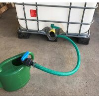 Flexibler Befüllschlauch mit stabilem 2 Zoll Anschluss für IBC Tank