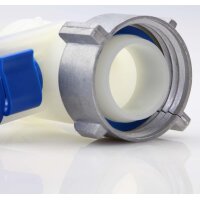 IBC Klappenhahn 62 mm DN50 mit Aluminium-Überwurfmutter – Auslaufhahn für IBC Tank