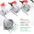 SET IBC Kugelhahn 62 mm mit Alu-Überwurfmutter & 1/2" Auslaufhahn DN50 – IBC Tankventil