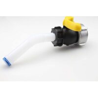 IBC Kugelhahn Black Line 62 mm DN 50 einschl.  biegsamen...