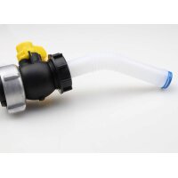 IBC Kugelhahn Black Line 75 mm DN 50 einschl.  biegsamen...