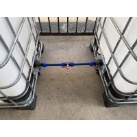 IBC Tankverbindungsset 2 Tanks gegenüber mit Montageverschraubung