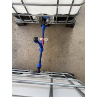 IBC Tankverbdinung gegenüber PRO + Schwanenhals + 3/4 Auslaufhahn