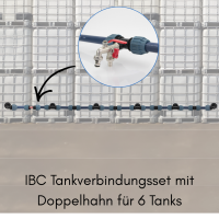 Auslaufset 3/4" für 6 IBC Tanks IBC Tank Verbindung DN32