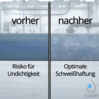 ZANORI 2 Stück Ersatzklingen für Rohrschaber 63 mm Vierfachklinge – Ersatzmesser für Handschaber zur Oxidschichtentfernung an PE und PP Rohren