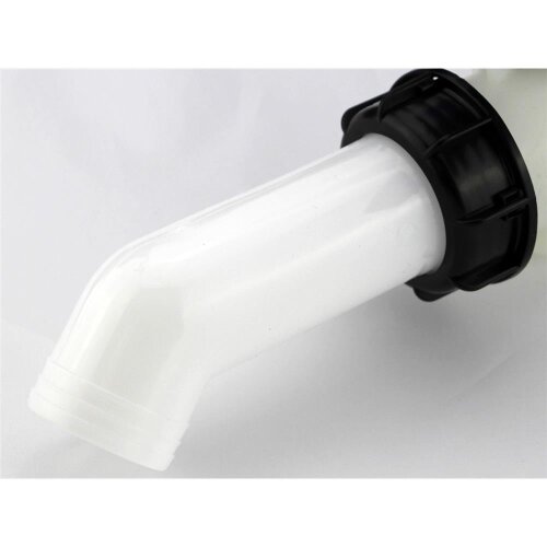 IBC Auslaufstutzen DN50 (2") mit Überwurfmutter – 2-teilig | Tank Auslaufadapter PE