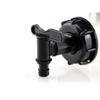 IBC Adapter DN50 (2") mit Absperrhahn 1/2"...