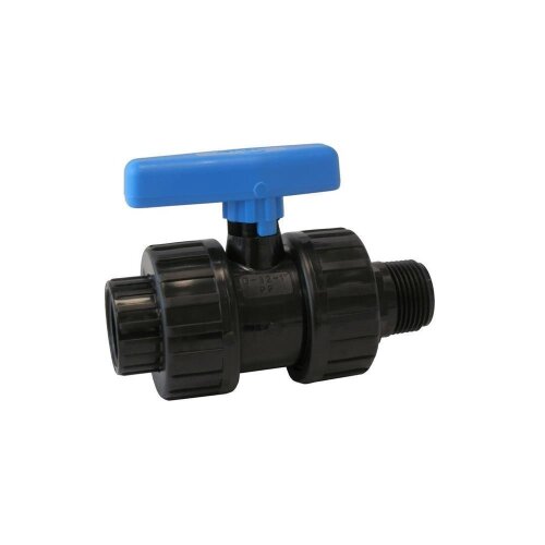 PP Kugelhahn mit IG  AG 1 1/4"