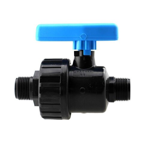 PP Kugelhahn Uniblock mit AG 1"