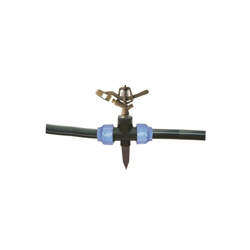 PE T-Stück 32 x 3/4 x 3/4" Doppel Innengewinde DVGW – Klemmverbinder PE Rohr