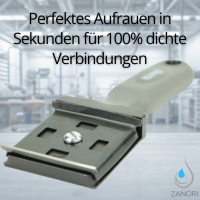 PE Rohrschaber Handschaber 63 mm Vierfachklinge – Oxidschichtentferner für PE & PP Rohre