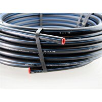 PE-HD Trinkwasser PN 12,5  schwarz mit blauen Streifen, DVGW, Ringbund Ø 40 x 3,7 Länge 25 m