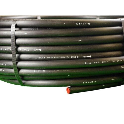 PE-LD Rohr für Bewässerung  PN 6  schwarz