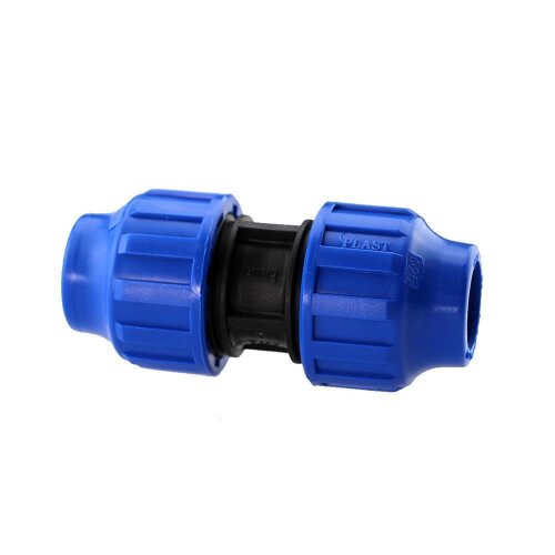 PE Kupplung Ø 63 Klemmverbinder PE-PE Fitting DVGW – Rohrverbinder für PE Rohre