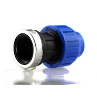 PE Kupplung Innengewinde 16 x 3/4" DVGW geprüft...