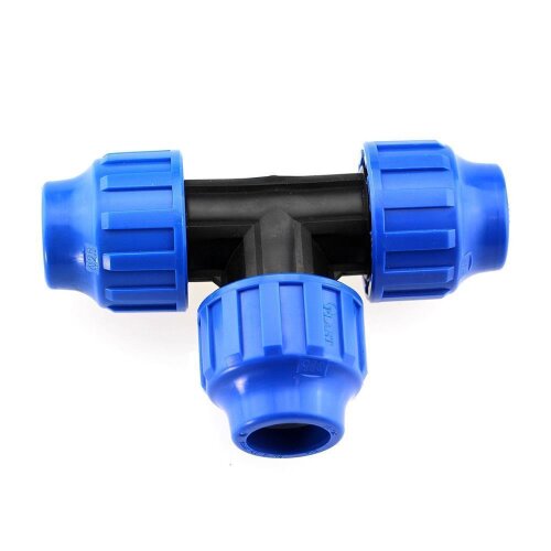 PE T-Stück Klemmverbinder DVGW – PE Rohrfitting Ø32