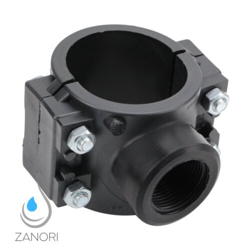 PE Anbohrschelle ohne Verstärkung (4) Ø63x1"