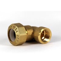 Winkelverschraubung 90° für PE-Rohr...