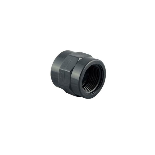 PVC Muffe Klebemuffe x IG – Innengewinde Ø16 x 3/8"