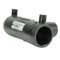 Elektroschweiß-T-Stück Ø75 mm (DN63) | PE100/PE100-RC | DVGW geprüft | Gas, Trinkwasser & Geothermie