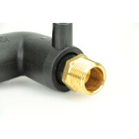 Elektroschweiß Übergangswinkel 90° AG PE100 / PE100-RC – DVGW Heizwendel Übergangsfitting Ø40 x 1 1/4"