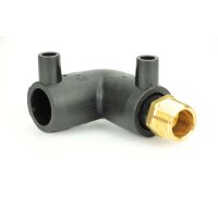 Elektroschweiß Übergangswinkel 90° AG PE100 / PE100-RC – DVGW Heizwendel Übergangsfitting Ø50 x 1 1/2"