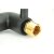 Elektroschweiß Übergangswinkel 90° AG PE100 / PE100-RC – DVGW Heizwendel Übergangsfitting Ø50 x 1 1/2"