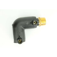 Elektroschweiß Übergangswinkel 90° AG PE100 / PE100-RC – DVGW Heizwendel Übergangsfitting Ø63 x 2"