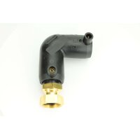 Elektroschweiß Übergangswinkel 90° IG mit loser Mutter PE100 / PE100-RC – DVGW Verschraubungsfitting Ø25 x 3/4"