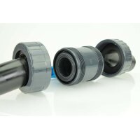 Kugelhahn (TPE-EPDM) mit PE-Schweißstutzen lang beidseitig Ø25 mm