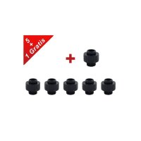 6 STÜCK PVC Kupplung 3 teilig Ø40 beidseitig...