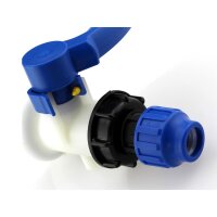 IBC Adapter S60x6 mit PE Rohrverbinder –...