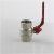Kugelhahn IG-IG Hebelgriff rot 1 1/2" Messing --0506-0605-00