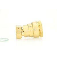 Anschlussverschraubung 1" mit Überwurfmutter auf PE Ø40 für Verteiler