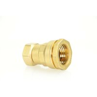 Anschlussverschraubung 1" mit Überwurfmutter auf PE Ø40 für Verteiler