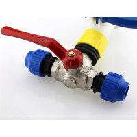 IBC Adapter S60x6 mit 3-Wege-Ventil – PE...