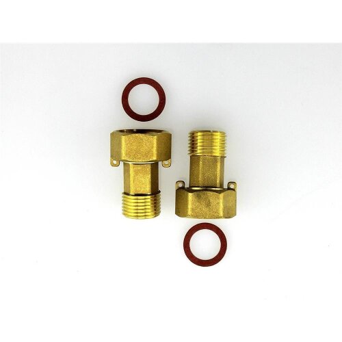 Verschraubung Wasserzähler mit Dichtung 1/2" G 3/4"