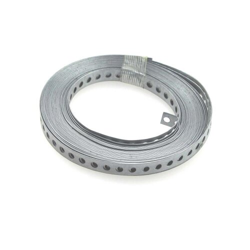Lochband verzinkt 12x1mm, 10 m Rolle