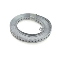 Lochband verzinkt 12x1mm, 10 m Rolle