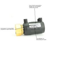 Elektroschweiß Übergangsmuffe IG mit loser Mutter PE100 / PE100-RC – DVGW Verschraubungsfitting Ø 40 x 1 1/4"