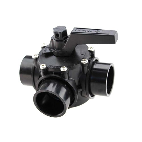 Ø 50 mm 3-Wege-Ventil Drehschieber d 50 mm / Praher