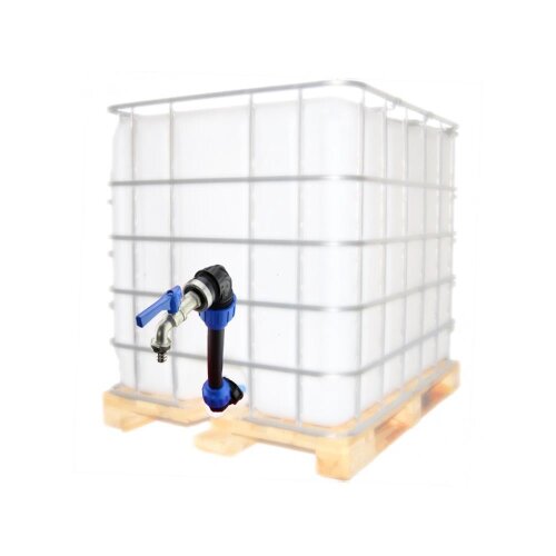 IBC Schwanenhals  3/4" S60x6 Auslaufhahn