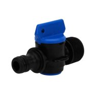 IBC Ablassventil 3/4" AG auf Gardena Anschluss...