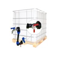 Schwanenhals  1/2" Auslaufhahn mit 2. Ablasshahn