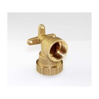 Wandscheibe Messing DVGW Ø 32 x 1"